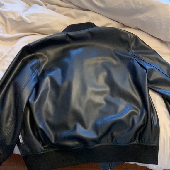 Armani Exchange Leather Jacket - Picture 2 of 2